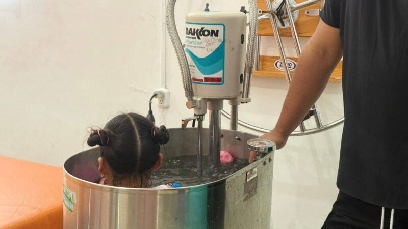 PONEN EN FUNCIONAMIENTO SERVICIO DE HIDROTERAPIA EN UBR DE CHOCAMÁN