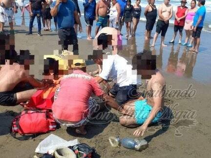 SE AHOGA EN PLAYA DE ACTOPAN
