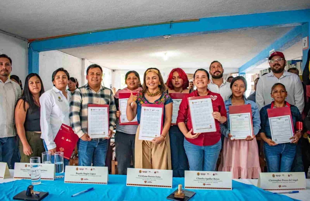 IVEA E IXHUATLÁN DEL CAFÉ FIRMAN CONVENIO DE COLABORACIÓN