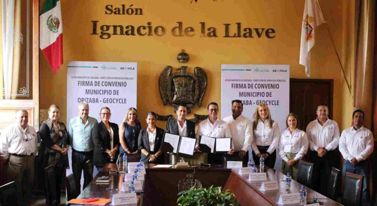 ORIZABA RENUEVA ALIANZA CON GEOCYCLE Y SUPERA 100 MIL TONELADAS DE BASURA CONVERTIDA EN ENERGÍA