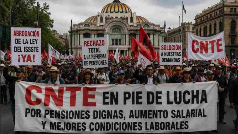 CNTE MANTIENE EN SUSPENSO SI LEVANTA O CONTINÚA SU PROTESTA