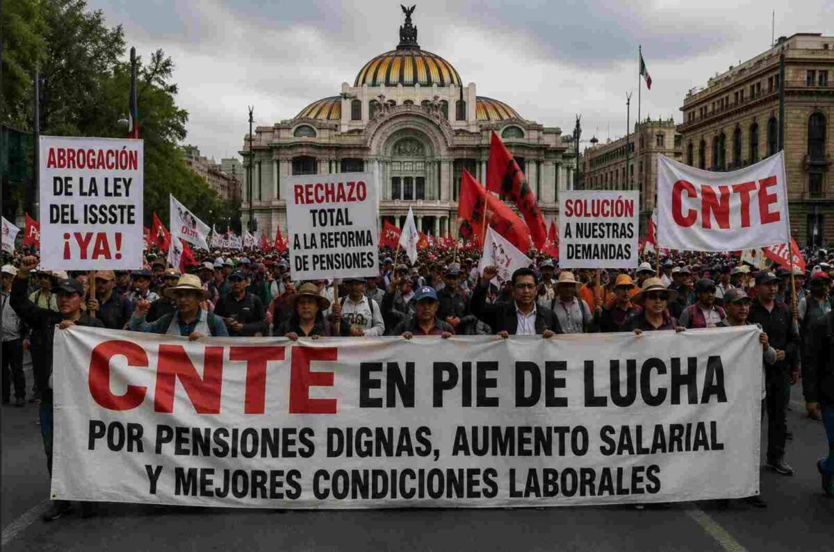 CNTE MANTIENE EN SUSPENSO SI LEVANTA O CONTINÚA SU PROTESTA