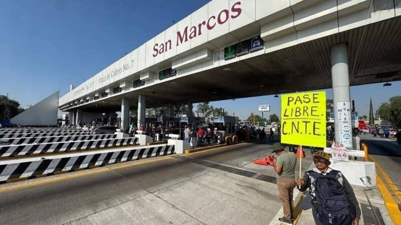 CNTE PREVÉ ESTE LUNES ABRIR CASETAS EN CIUDAD DE MÉXICO