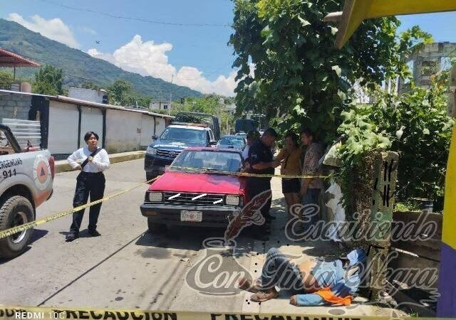 MUERE HOMBRE EN DOS CAMINOS DE COSCOMATEPEC