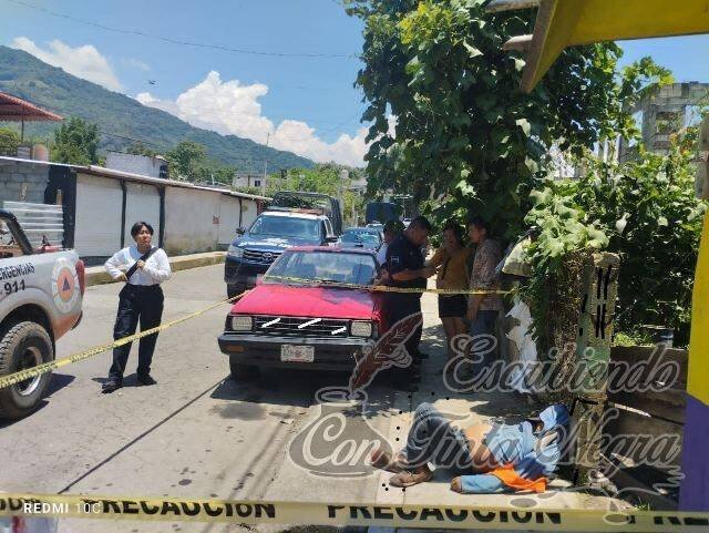MUERE HOMBRE EN DOS CAMINOS DE COSCOMATEPEC