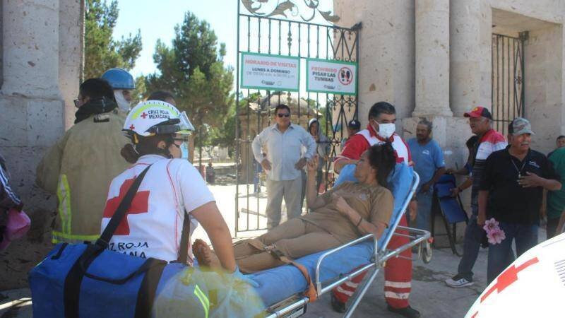 ABEJAS PROVOCAN CIERRE DE PANTEÓN EN PLENO DÍA DEL PADRE