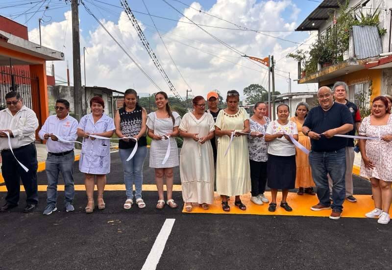 INAUGURA ALCALDE DE FORTÍN PRIMERA OBRA DE SU ADMINISTRACIÓN 