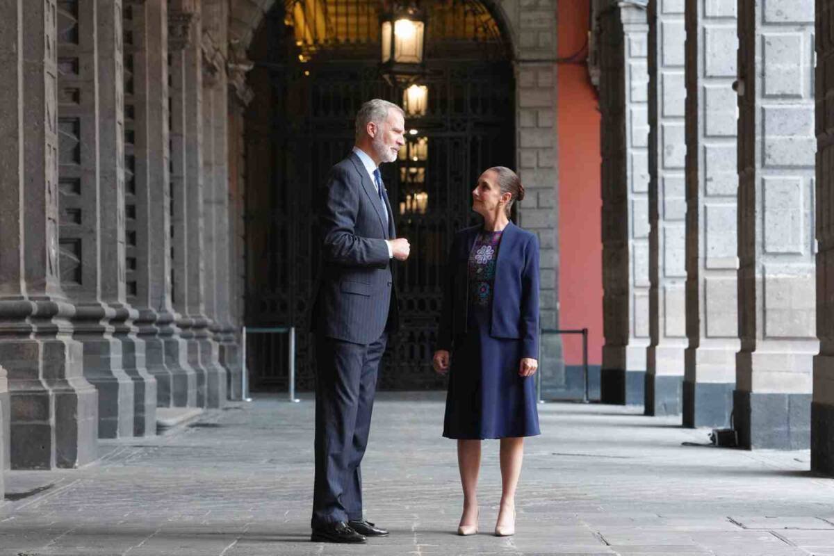 CLAUDIA SHEINBAUM SE REÚNE CON EL REY FELIPE VI DE ESPAÑA