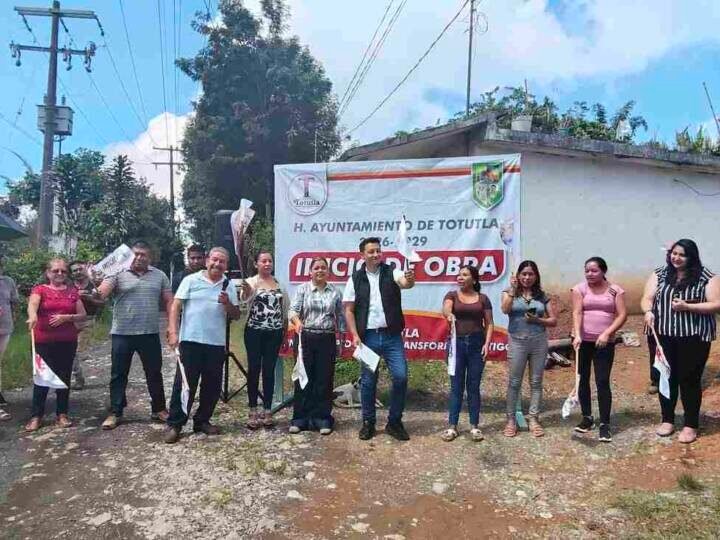 ALCALDE DE TOTUTLA ARRANCA CON OBRAS EN LA CABECERA MUNICIPAL