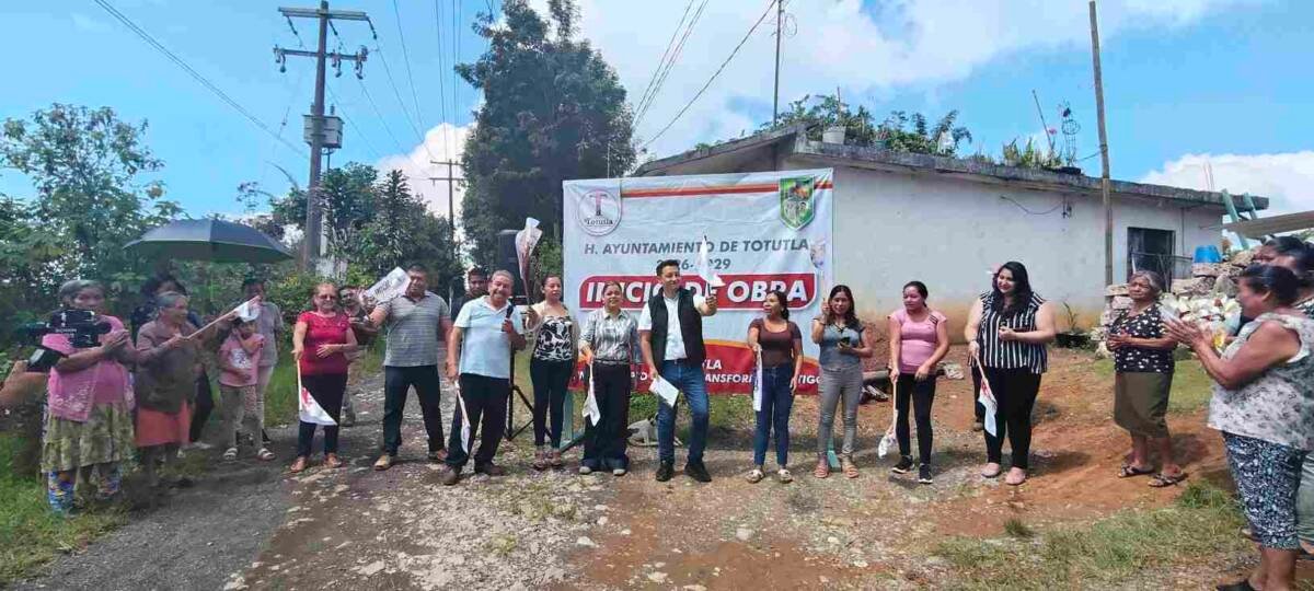 ALCALDE DE TOTUTLA ARRANCA CON OBRAS EN LA CABECERA MUNICIPAL