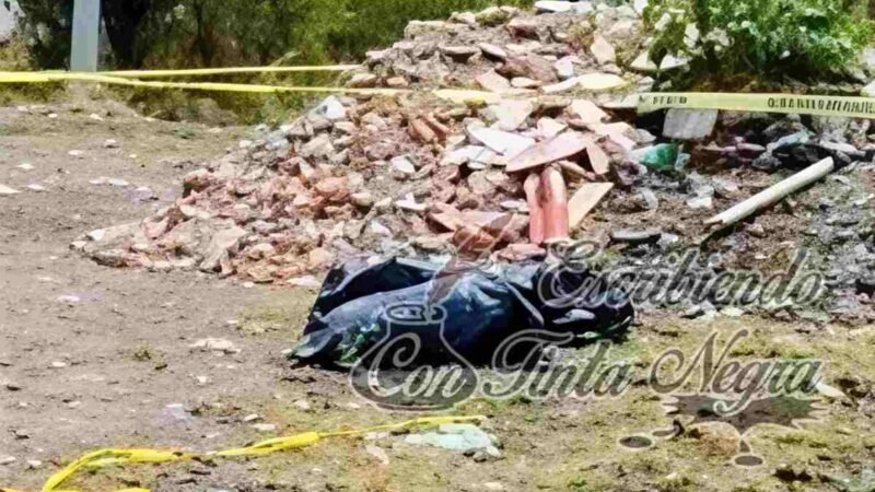 ENCUENTRAN DESCUARTIZADO Y EMBOLSADO EN ACULTZINGO