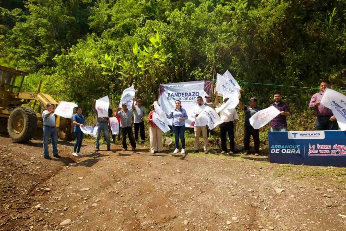 ALCALDESA DE TEPATLAXCO PONE EN MARCHA OBRA EN CAMINO PEDREGAL-CAPULAPA
