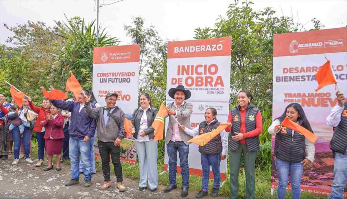 ISRAEL SANDOVAL INICIA OBRA EN ACATICPAC