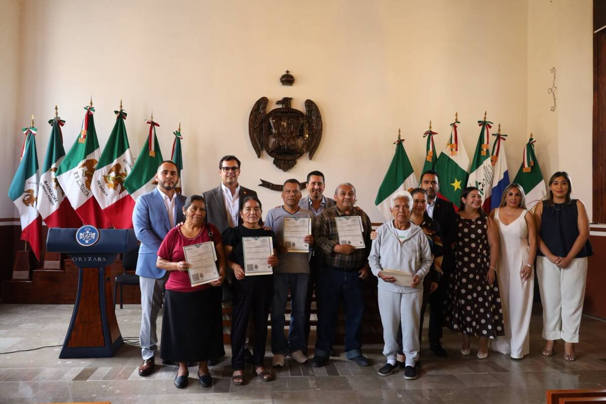 ENTREGA REGISTRO CIVIL ACTAS EXTEMPORÁNEAS EN ORIZABA