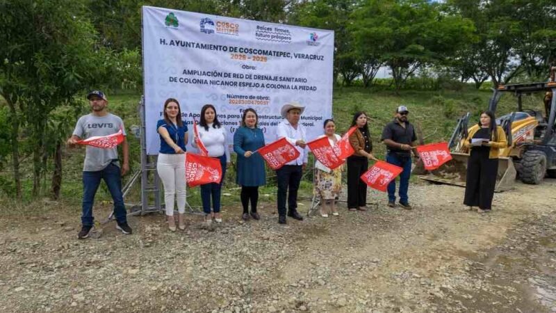 ALCALDE DE COSCO PONE EN MARCHA OBRA EN LA COLONIA NICANO ESPEJO Y LA PIEDAD