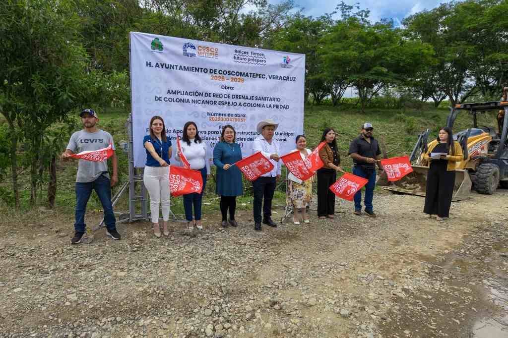 ALCALDE DE COSCO PONE EN MARCHA OBRA EN LA COLONIA NICANO ESPEJO Y LA PIEDAD