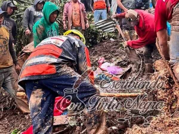 JOVEN MUERE SEPULTADA POR ALUD DE TIERRA