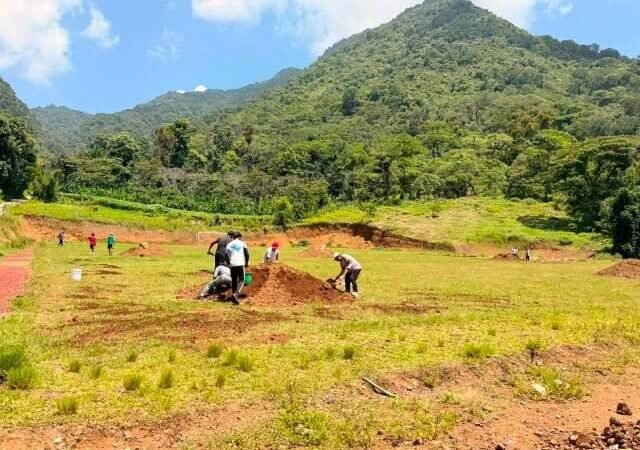 DAN MANTENIMIENTO A ESPACIOS DEPORTIVOS DE CHOCAMÁN