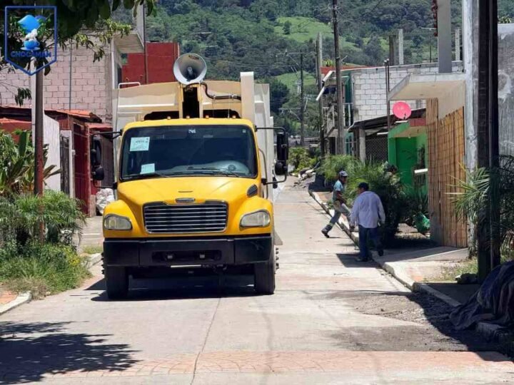 FORTALECEN SERVICIO DE LIMPIA PÚBLICA EN CHOCAMÁN