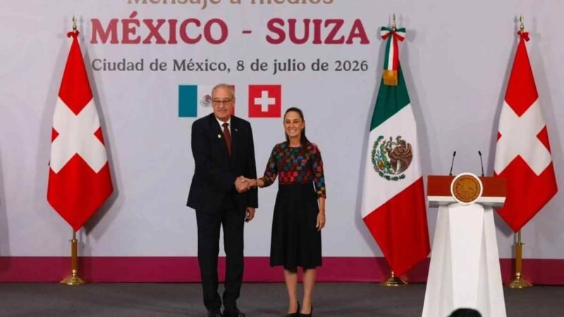 MÉXICO Y SUIZA RATIFICAN VOLUNTAD PARA AMPLIAR COOPERACIÓN