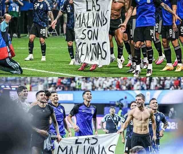 “LAS VAMOS A RECUPERAR”: MILEI DEFIENDE PANCARTA POR MALVINAS EN SEMIFINAL DEL MUNDIAL