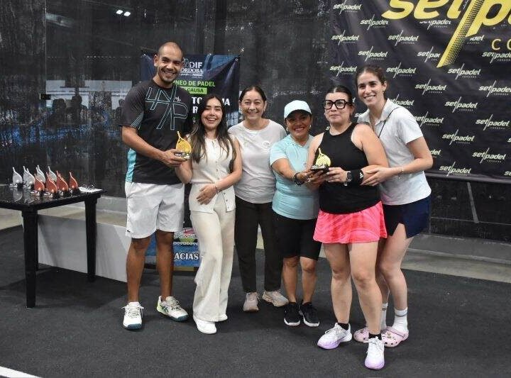 CONCLUYE CON ÉXITO TORNEO DE PÁDEL CON CAUSA DEL DIF MUNICIPAL