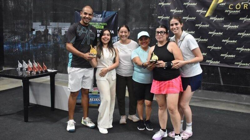 CONCLUYE CON ÉXITO TORNEO DE PÁDEL CON CAUSA DEL DIF MUNICIPAL