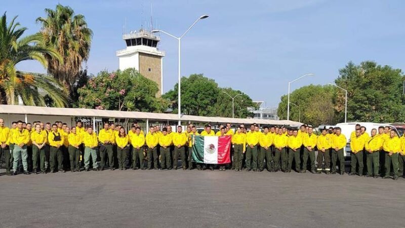 MÉXICO ENVIA A CANADÁ MÁS DE 100 EFECTIVOS PARA AYUDAR EN LUCHA CONTRA LOS INCENDIOS