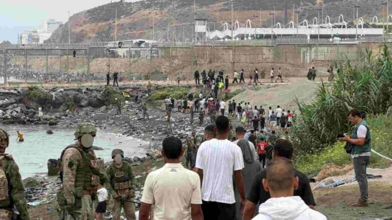 FRANCIA QUINTUPLICA AGENTES EN LA FRONTERA ESPAÑOLA POR CRISIS MIGRATORIA DE CEUTA