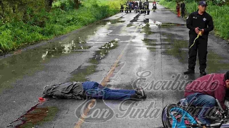 CHOCAN MOTOS DE FRENTE; HAY UN MUERTO