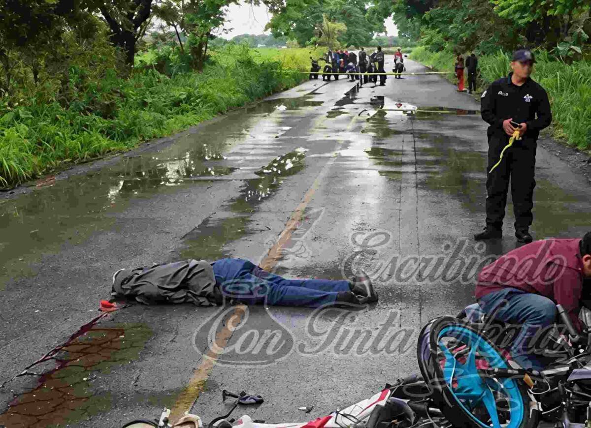 CHOCAN MOTOS DE FRENTE; HAY UN MUERTO