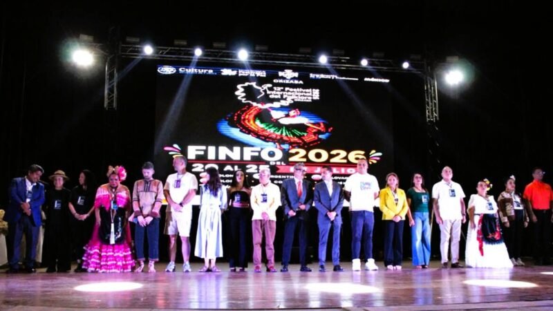 INAUGURAN EL 12° FESTIVAL INTERNACIONAL DEL FOLKLORE ORIZABA 2026