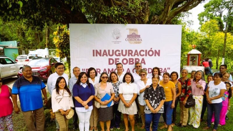 INAUGURAN AMPLIACIÓN DE RED HIDRÁULICA EN SAN JOSÉ DE TAPIA, EN CÓRDOBA
