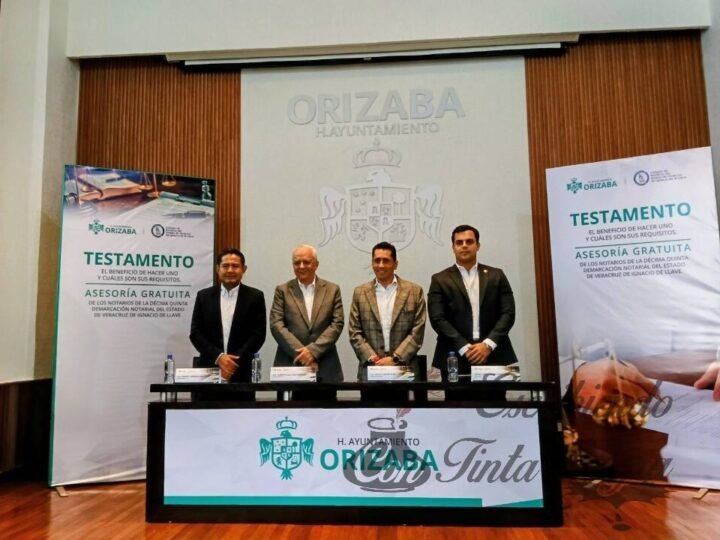 ARRANCA EN SEPTIEMBRE CAMPAÑA DEL “MES DE TESTAMENTO” EN ORIZABA