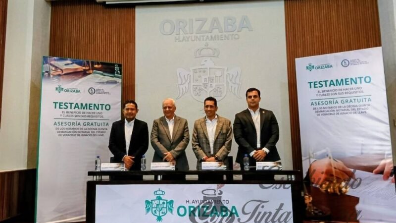 ARRANCA EN SEPTIEMBRE CAMPAÑA DEL “MES DE TESTAMENTO” EN ORIZABA
