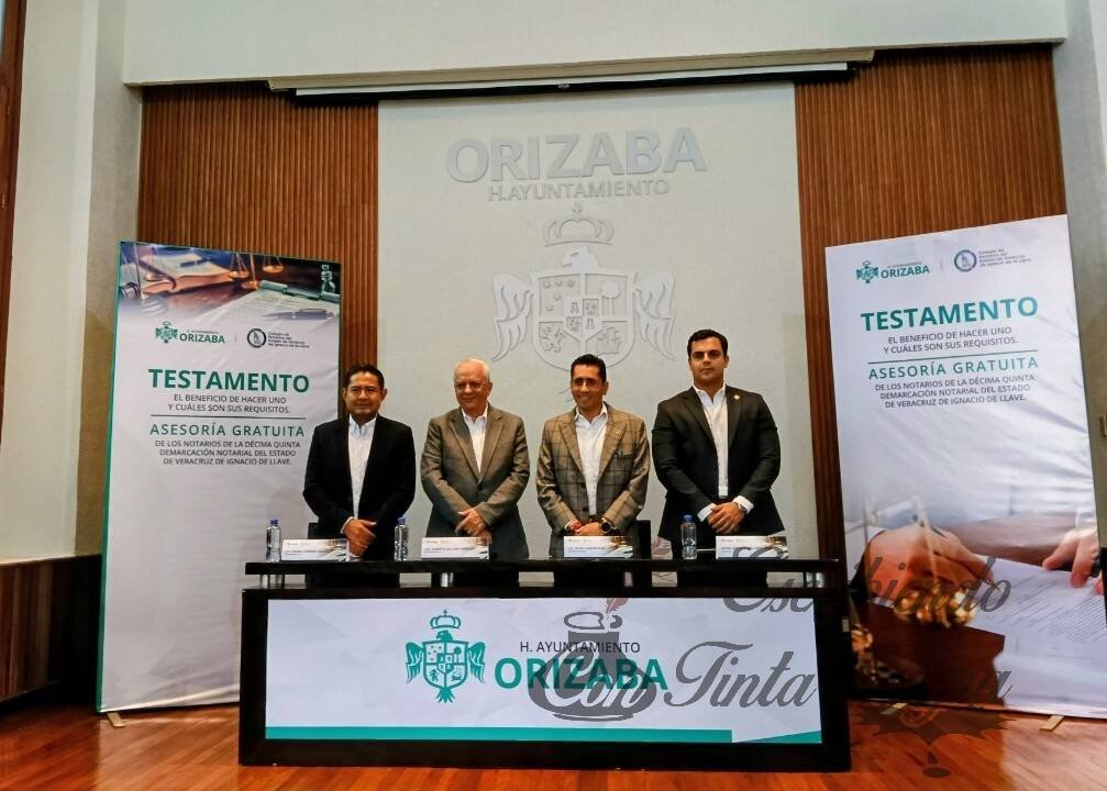ARRANCA EN SEPTIEMBRE CAMPAÑA DEL “MES DE TESTAMENTO” EN ORIZABA