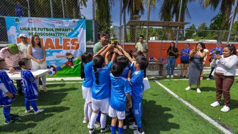 DISPUTAN FINALES DE LIGA INFANTIL DE FÚTBOL MUNICIPAL