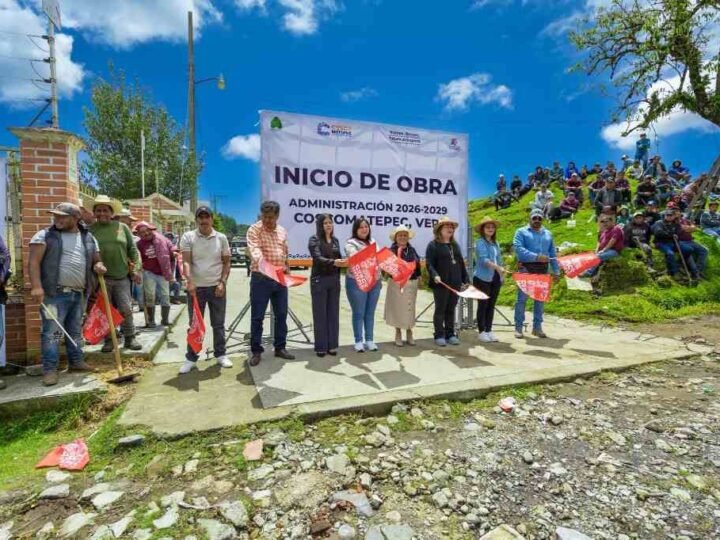 DAN BANDERAZO DE OBRA EN POTRERILLO