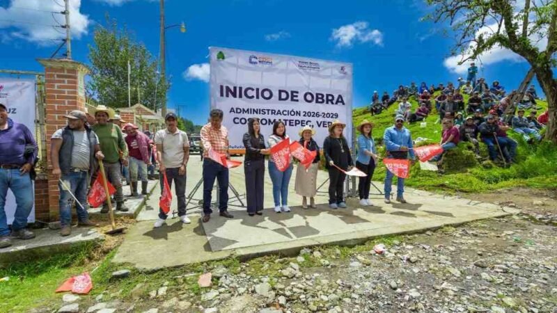 DAN BANDERAZO DE OBRA EN POTRERILLO