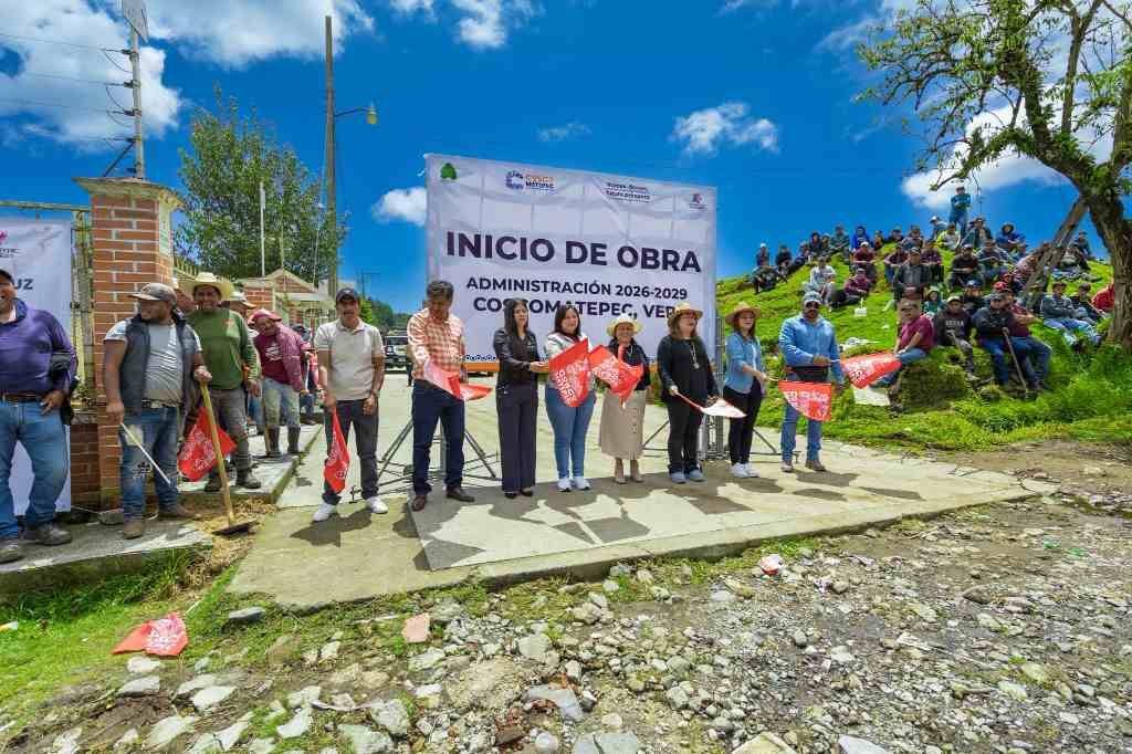 DAN BANDERAZO DE OBRA EN POTRERILLO
