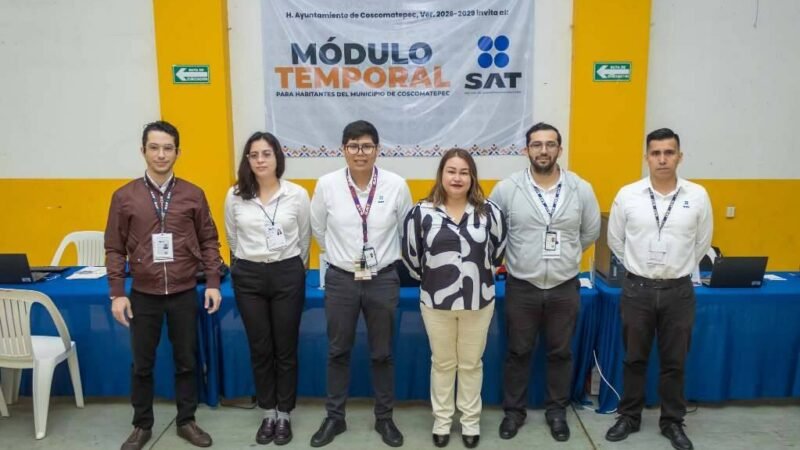 INSTALAN MÓDULO DEL SAT EN COSCOMATEPEC