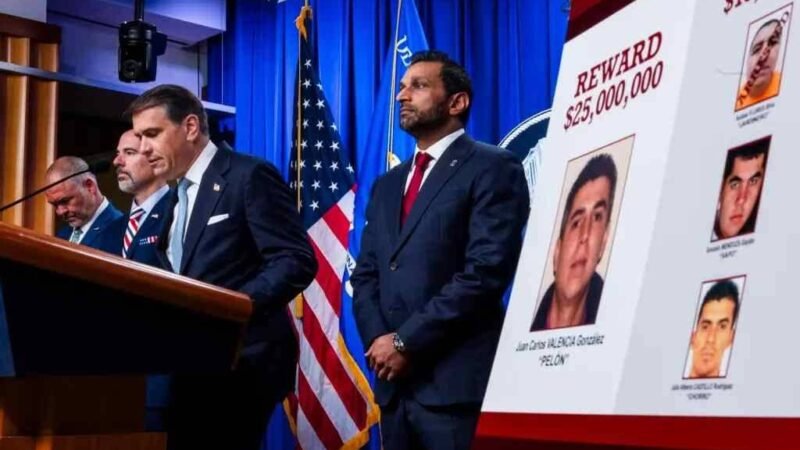 ESTADOS UNIDOS OFRECE MÁS DE 100 MDD DE RECOMPENSA POR LÍDERES DEL CJNG