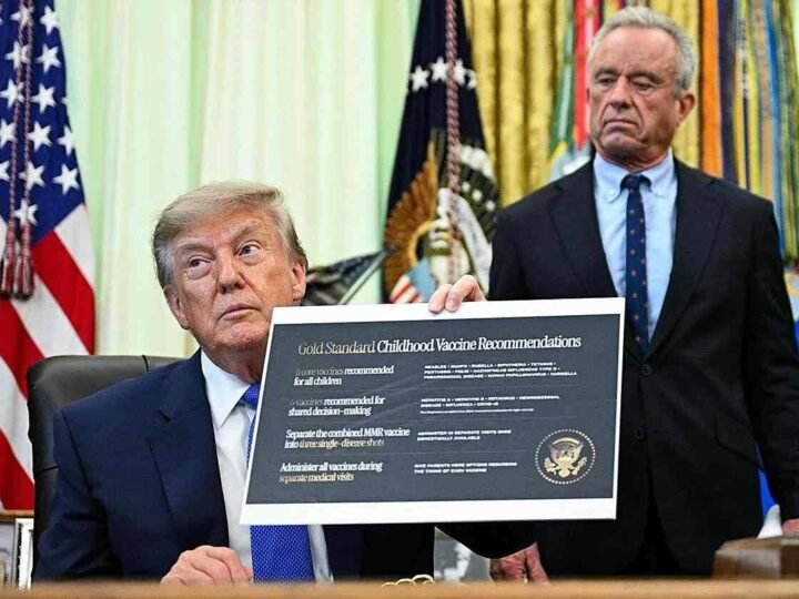 TRUMP FIRMA UN DECRETO PARA REDUCIR A 11 LAS VACUNAS RECOMENDADAS PARA LA INFANCIA