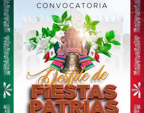 CONVOCAN PARA DESFILE CONMEMORATIVO DE FIESTAS PATRIAS