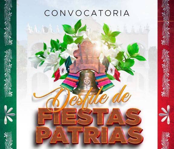 CONVOCAN PARA DESFILE CONMEMORATIVO DE FIESTAS PATRIAS