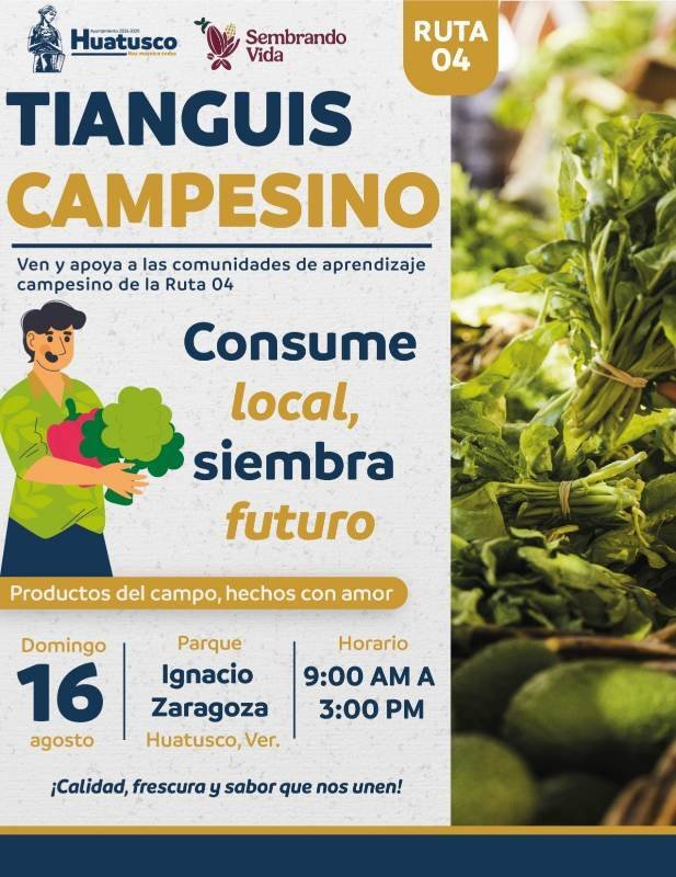 HUATUSCO, SEDE DE TIANGUIS CAMPESINO