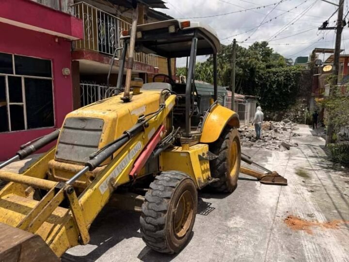 AVANZA REHABILITACIÓN DEL DRENAJE PLUVIAL EN SANTA LETICIA