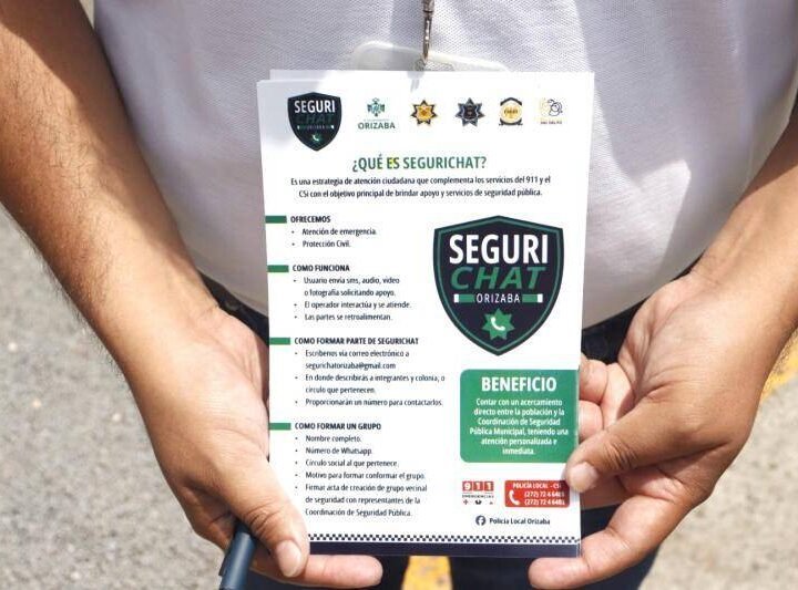 SEGURICHAT FORTALECE LA SEGURIDAD EN LA UNIDAD SAN JOSÉ EN ORIZABA