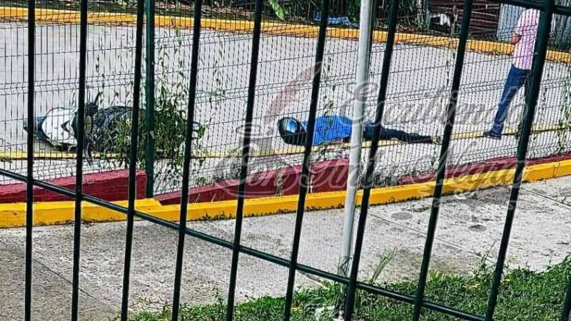 EJECUTAN A MOTOCICLISTA