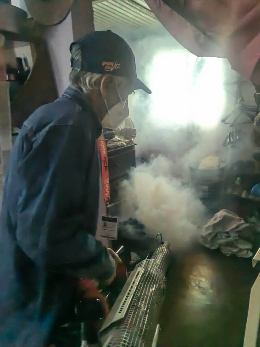 LLEVAN JORNADA DE FUMIGACIÓN A COLONOS Y COBAEV FORTÍN